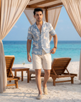 Porcelain White Relaxed Fit Cuban Shirt