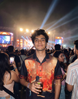 Artistic Print Relaxed Fit Cuban Shirt