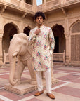 Peacock Jharokha Ganganagery Kurta