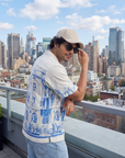 The Blue Facade Relaxed Fit Cuban Shirt