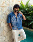 Blue Lagoon Relaxed Fit Cuban Shirt