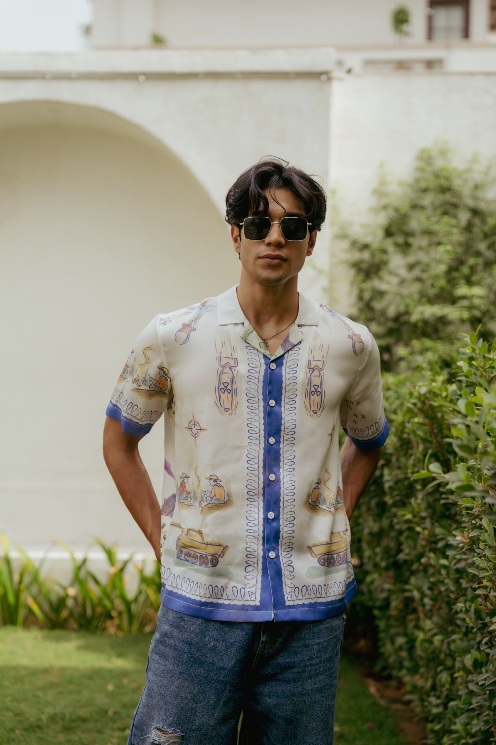 Battlefield Vista Relaxed Fit Cuban Collar Shirt