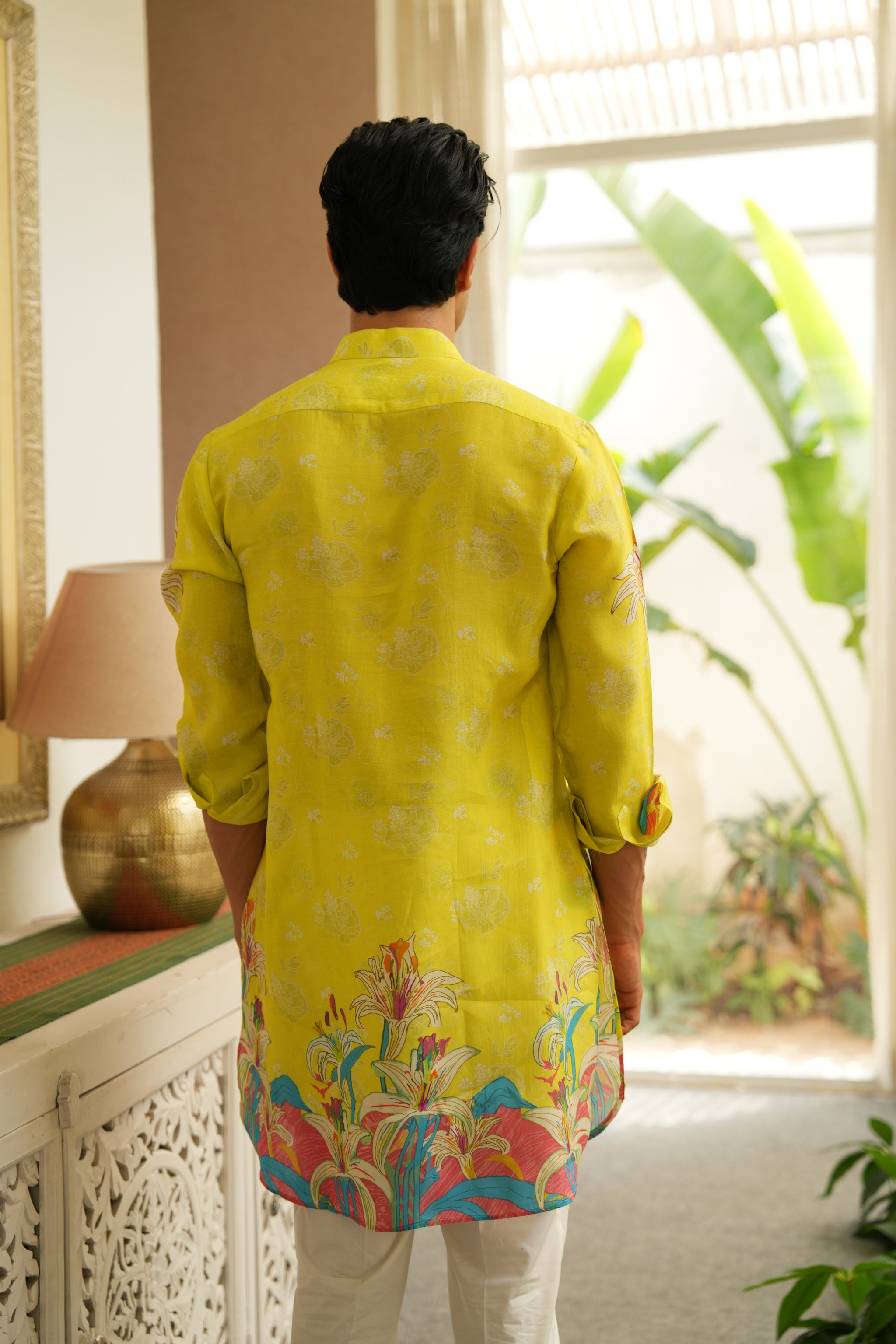 Summer Citrus Splash Ganganagry kurta