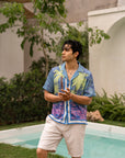 Coastal Breeze Relaxed Fit Cuban Shirt