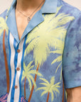 Coastal Breeze Relaxed Fit Cuban Shirt