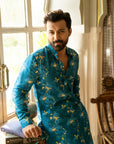 Cerulean Petal Ganganagery Kurta