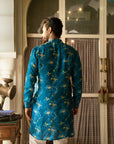 Cerulean Petal Ganganagery Kurta