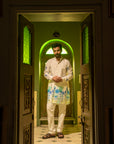 Wildflower Horizon Blue Ganganagery Kurta