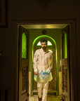 Wildflower Horizon Blue Ganganagery Kurta