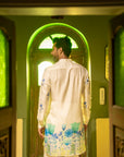 Wildflower Horizon Blue Ganganagery Kurta