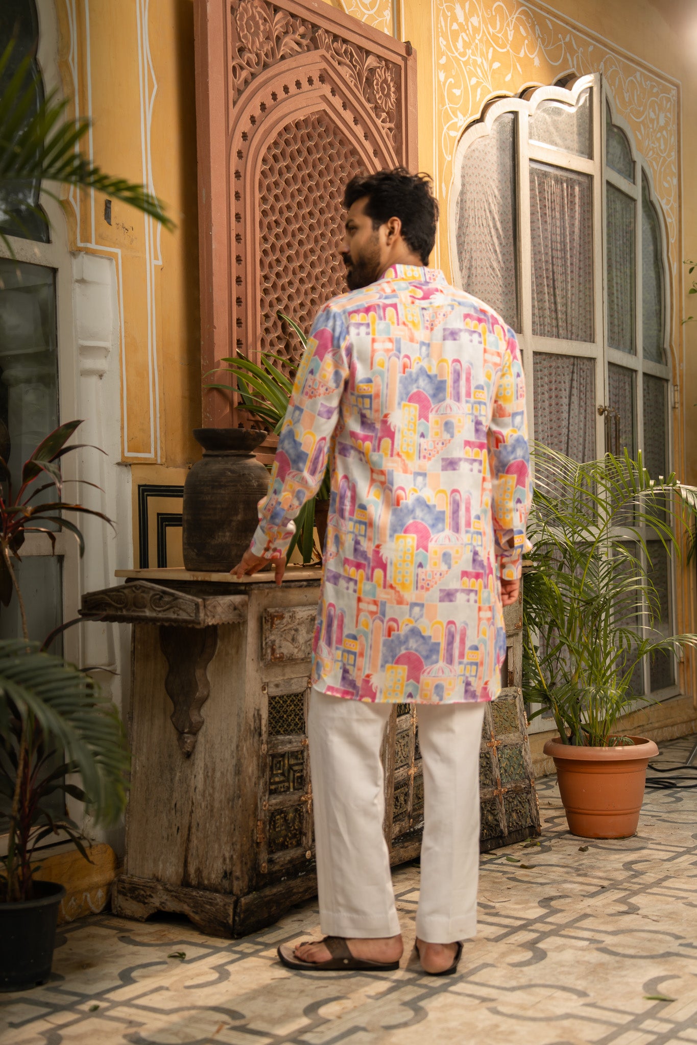 Pastel Vista Ganganagery Kurta