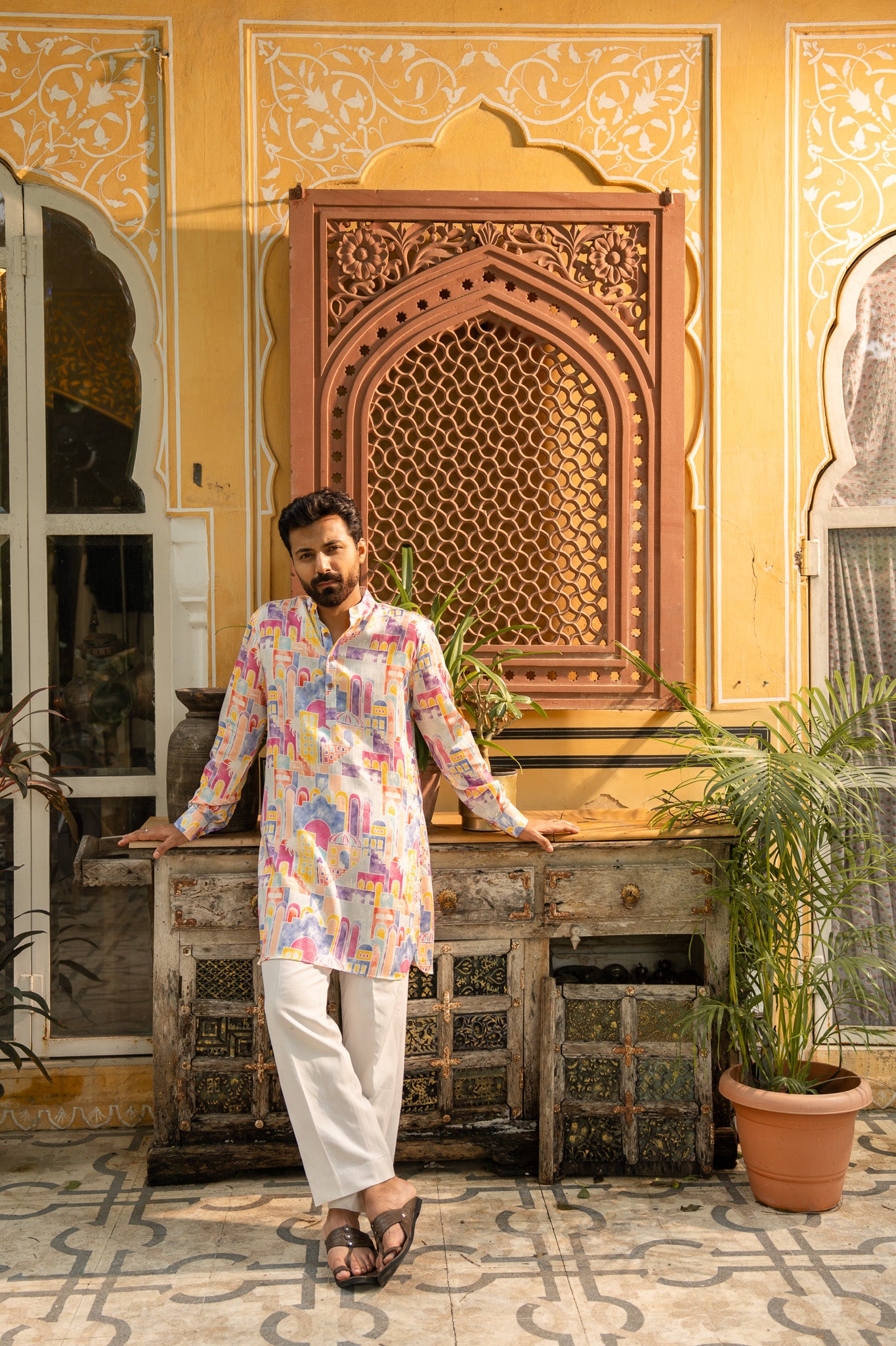 Pastel Vista Ganganagery Kurta