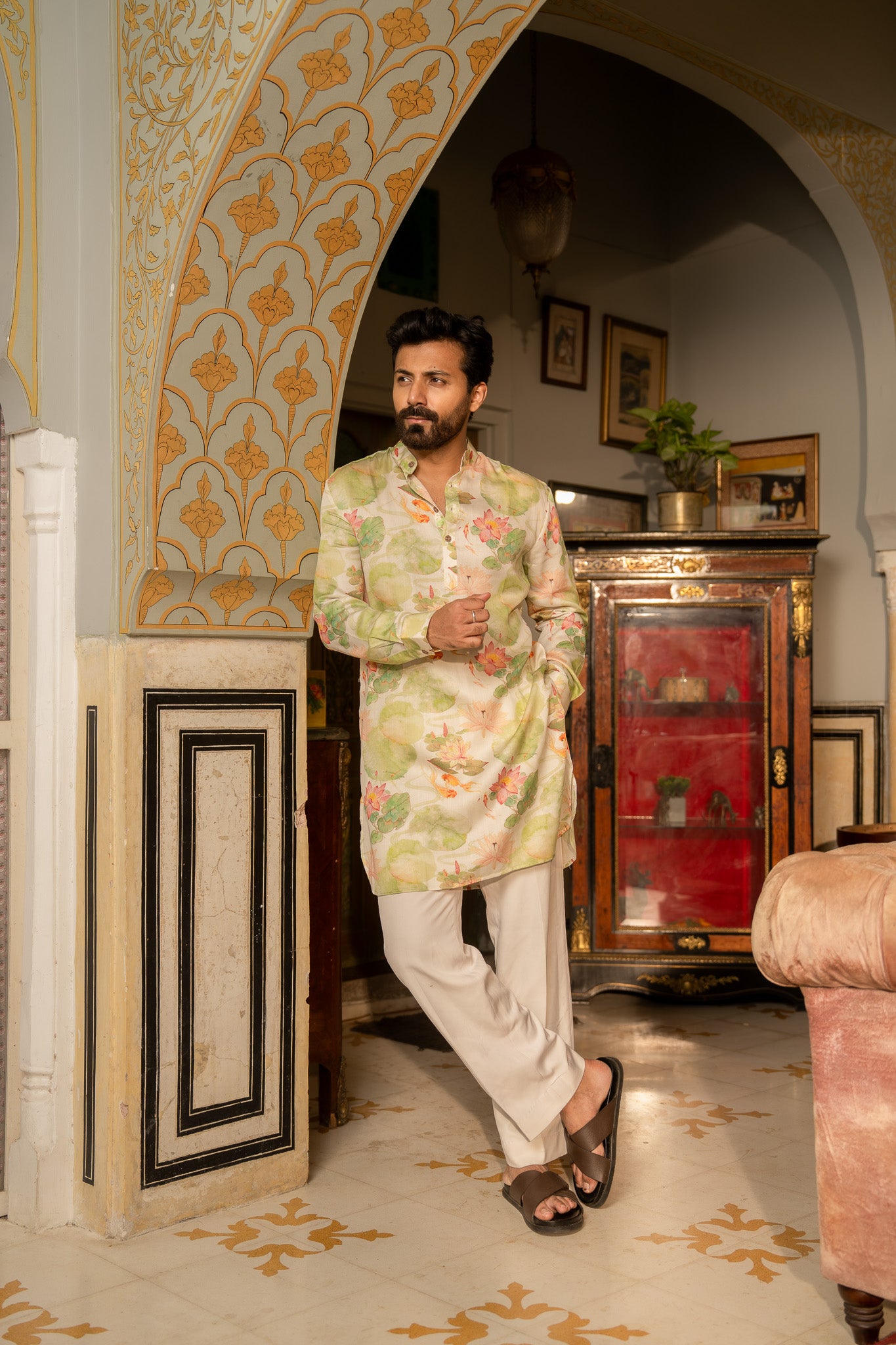 Éclat Lotus Ganganagery Kurta