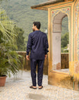 Navy Terrain Mandarin Cord Set
