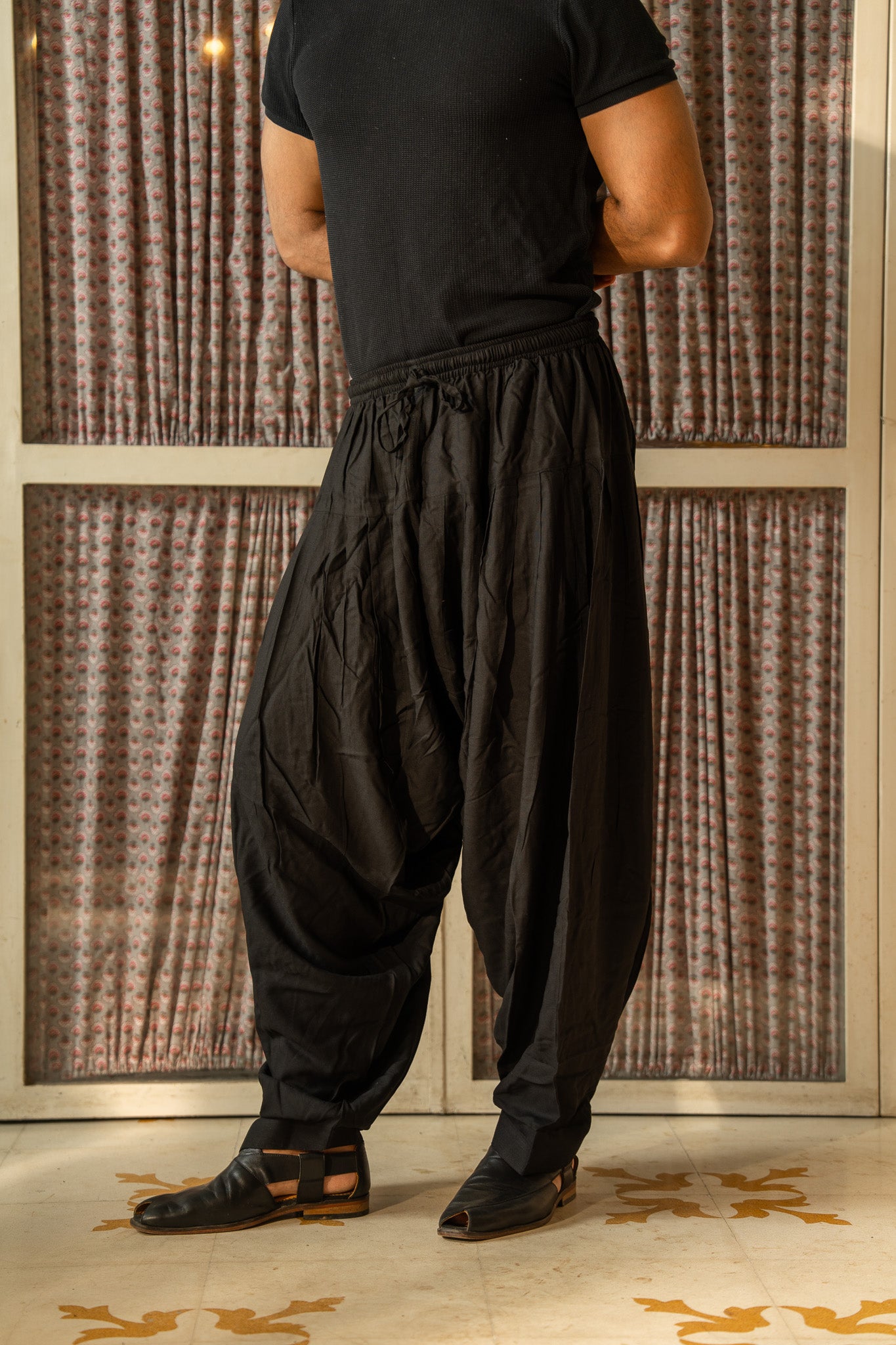 Black - Patiala Pant