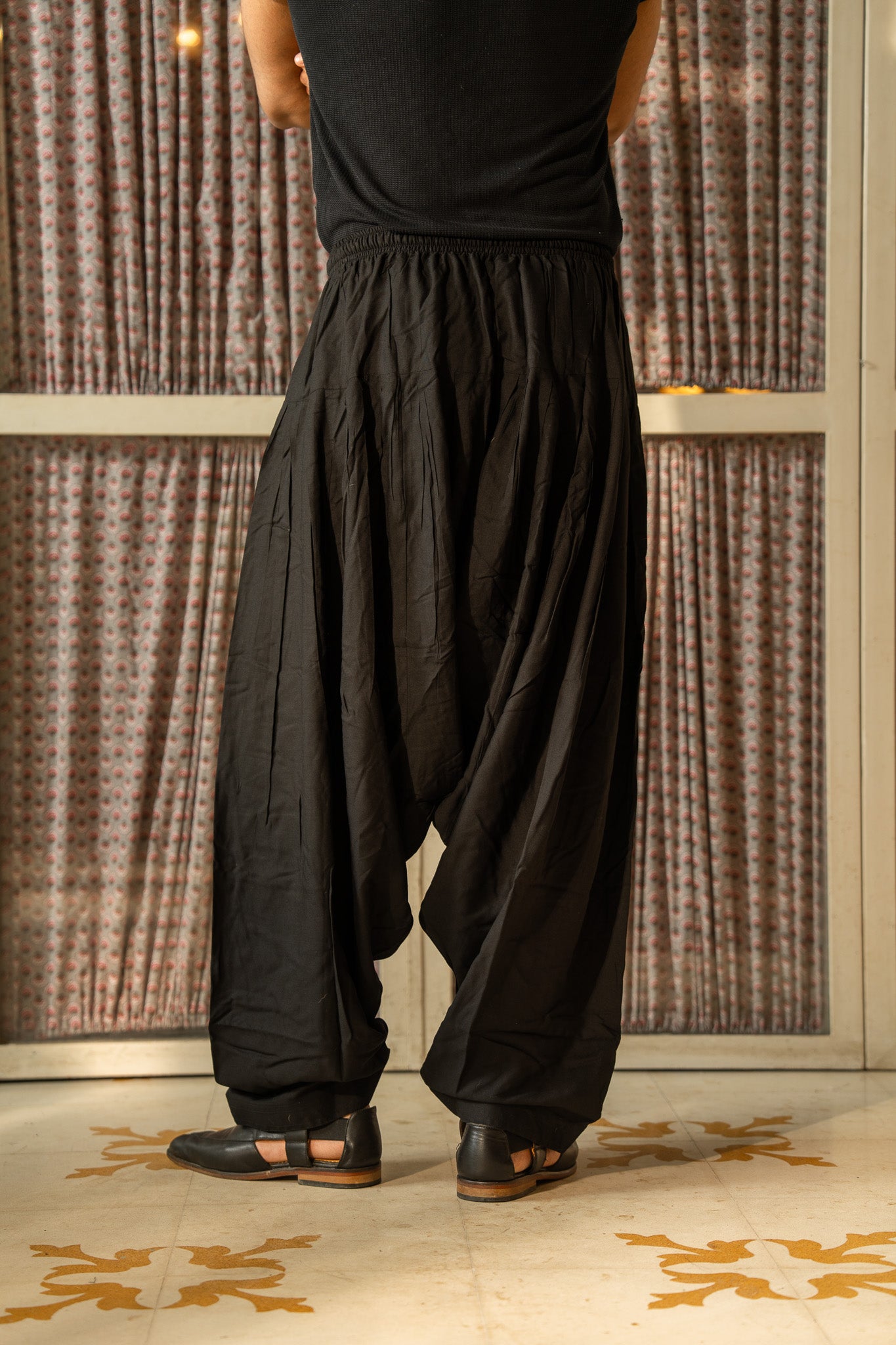 Black - Patiala Pant