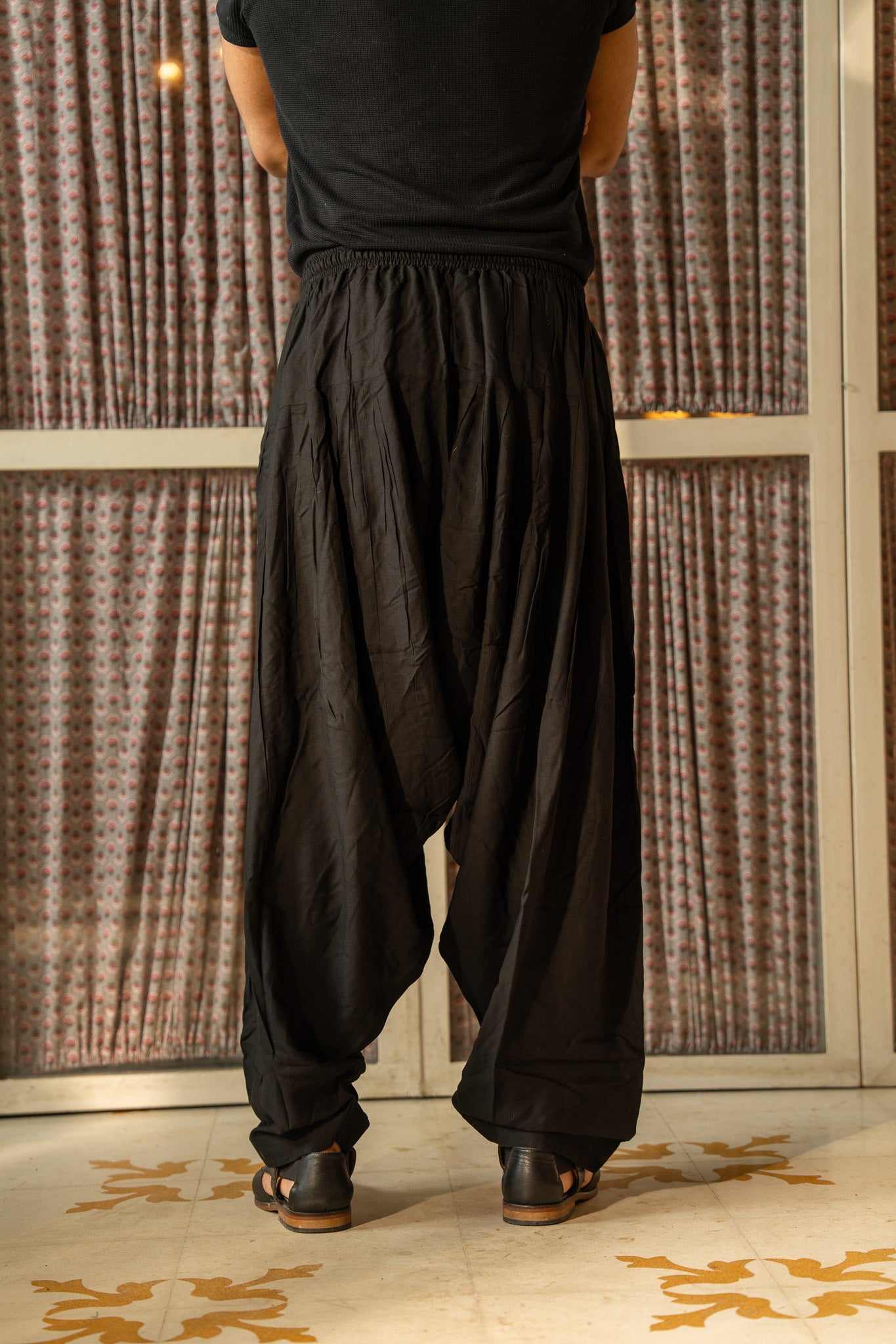 Black - Patiala Pant