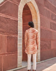 Khajuraho Orange Ganganagery Kurta