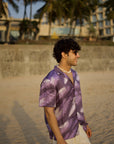 Violet Storm Relaxed Fit Cuban Shirt
