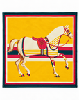 Golden Gallop Pocket Square