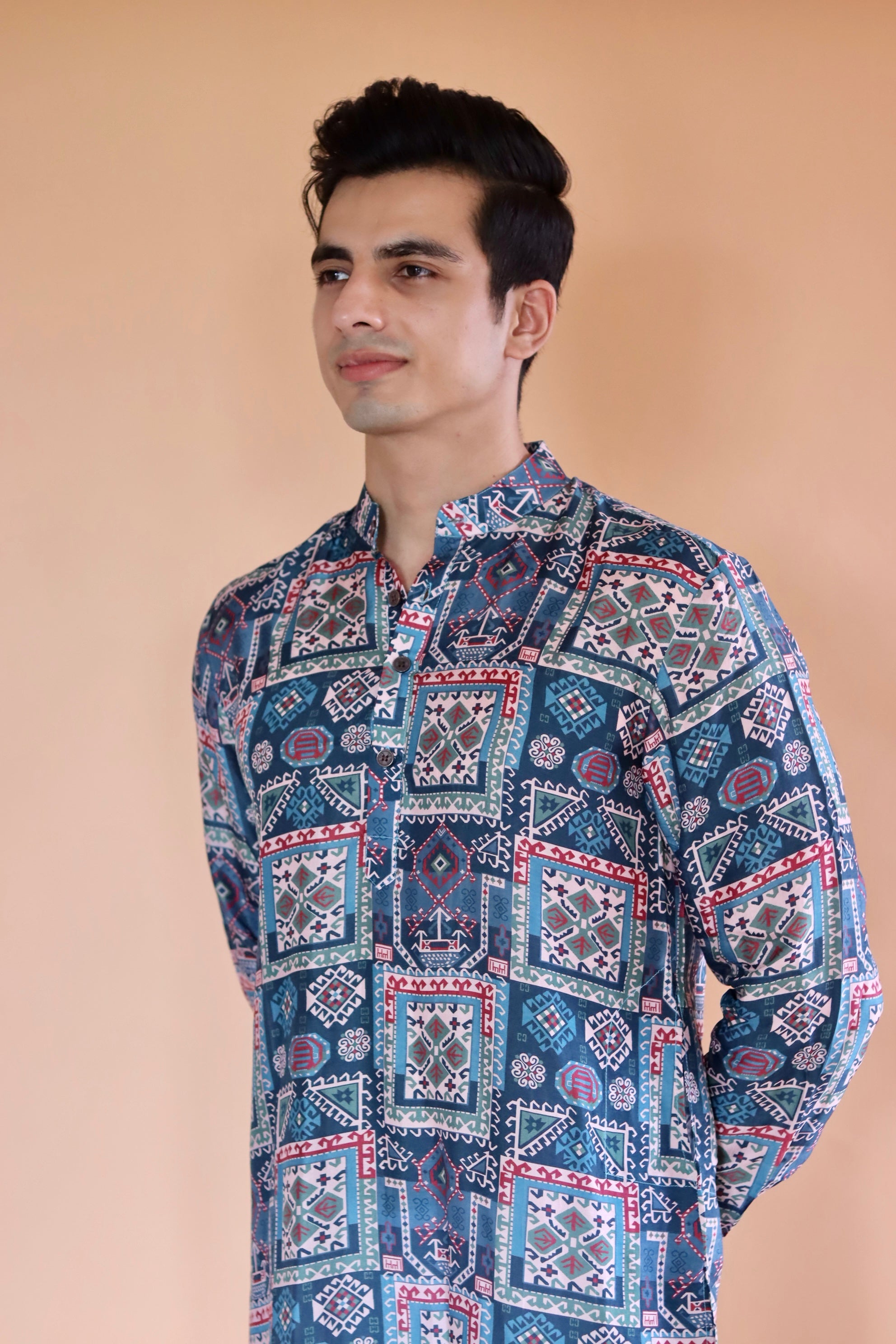 Blue Kai Ganganagery Kurta