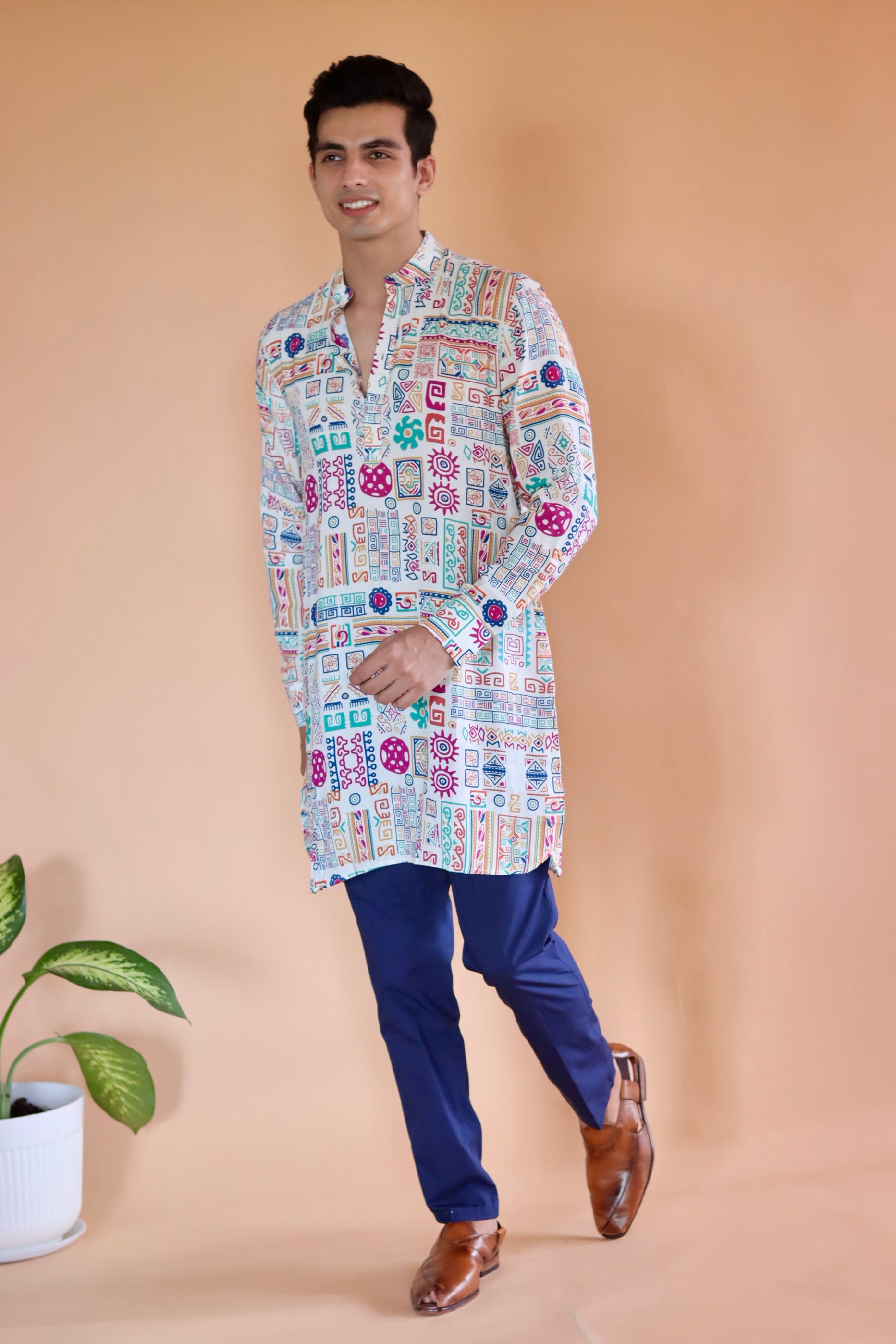 White Kai Ganganagery Kurta