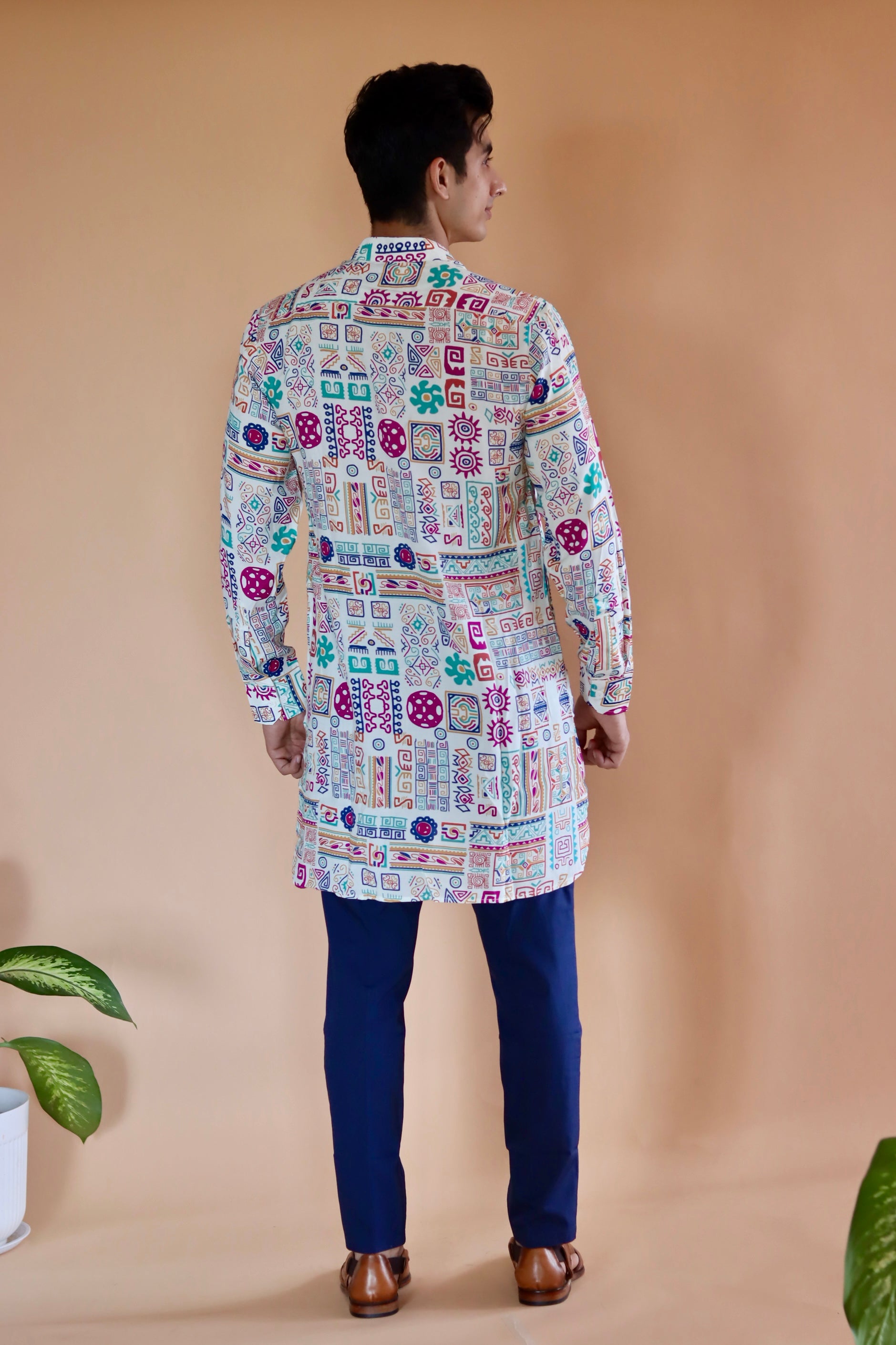 White Kai Ganganagery Kurta