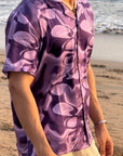 Electric Mirage Flow Relaxed Fit Cuban Shirt