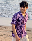 Electric Mirage Flow Relaxed Fit Cuban Shirt