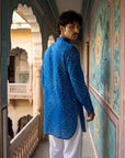 Blue Bandhani Ganganagery Kurta
