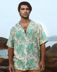 Talc floral Cream Oversize Shirt