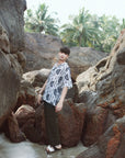 Khajuraho White Oversize Shirt For Men