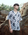 Khajuraho White Oversize Shirt For Men