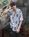 Khajuraho White Oversize Shirt For Men