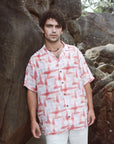 Orange Bottle Printed Oversize Shirt