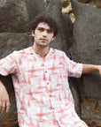 Orange Bottle Printed Oversize Shirt