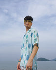 Leopard Ice White Oversize Shirt