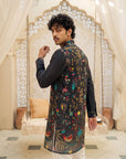 Noir Paradise Zipper Kurta