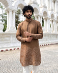 Sandstone Bandhani Ganganagery Kurta