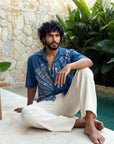 Blue Lagoon Relaxed Fit Cuban Shirt