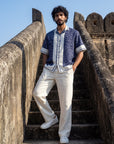 Palace Blue Relaxed Fit Cuban Shirt