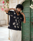 Black Orchid Relaxed Fit Cuban Shirt