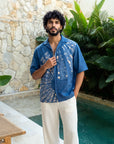 Blue Lagoon Relaxed Fit Cuban Shirt