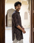 Regal Diamond Motif Ganganagery Kurta