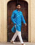 Blue Breeze Leheriya Ganganagery Kurta