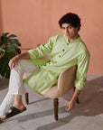 Sage Green Jodhpuri Kurta
