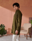 Green Jodhpuri Kurta