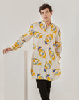 Salmon White Ganganagery Kurta
