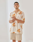 Octopus Vulgaris White Oversize Shirt White