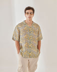 Dawn Chorus Oversize Hawaiian Collar Shirt